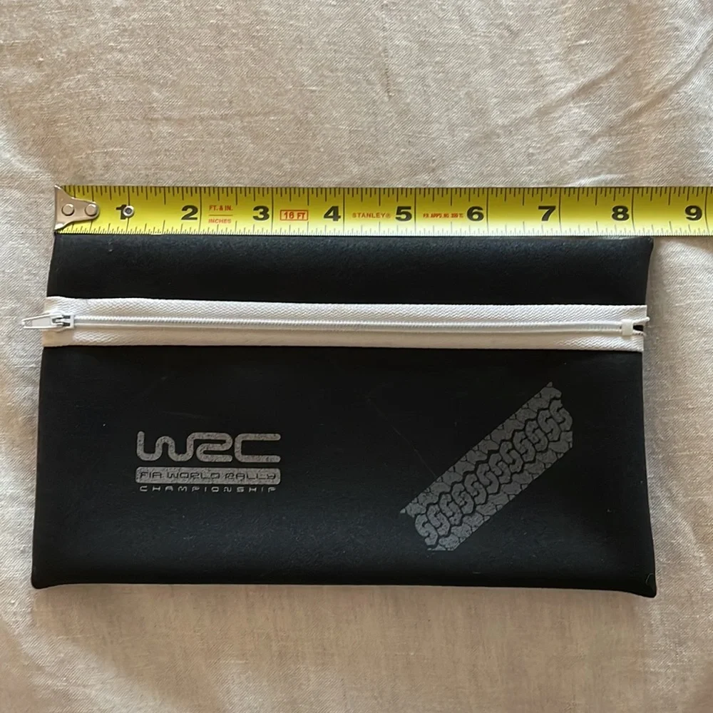 Genuine FIA WRC world rally championship zipper pouch (made from car tire!)